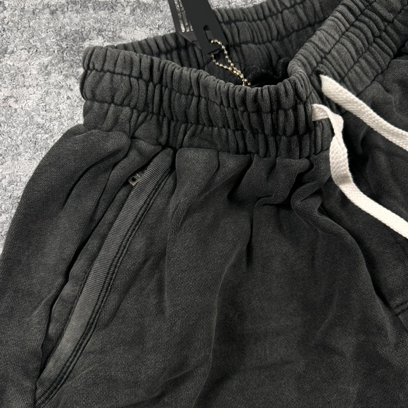 AMIRI Distressed Washed Light Black Sweatpants Men's Large - Picture 3 of 7